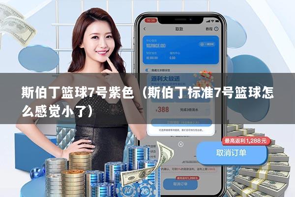 斯伯丁篮球7号紫色(斯伯丁标准7号篮球怎么感觉小了)